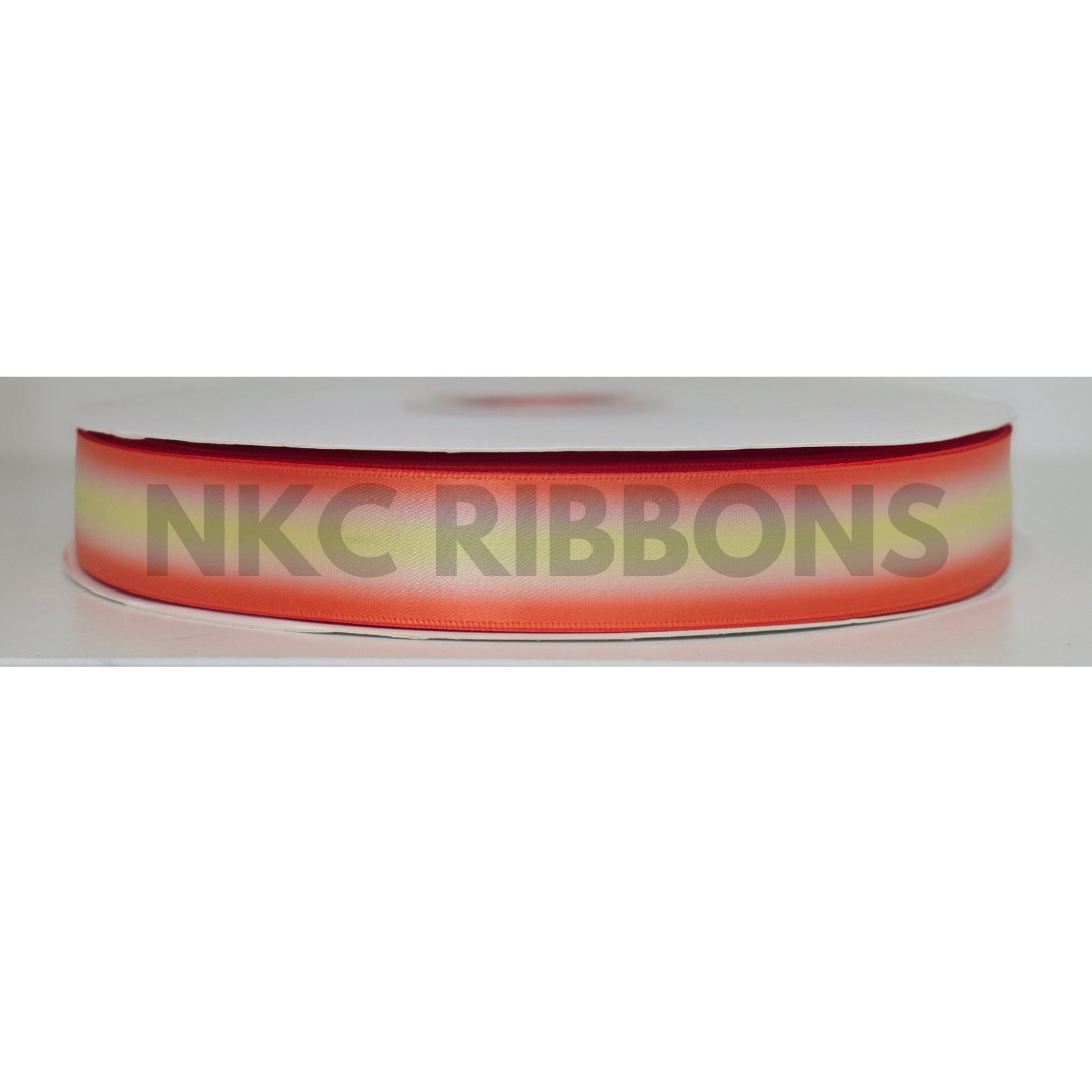 Orange/Yellow/Orange Ombre Ribbon