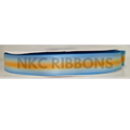 Blue / Yellow / Blue Ombré Ribbon