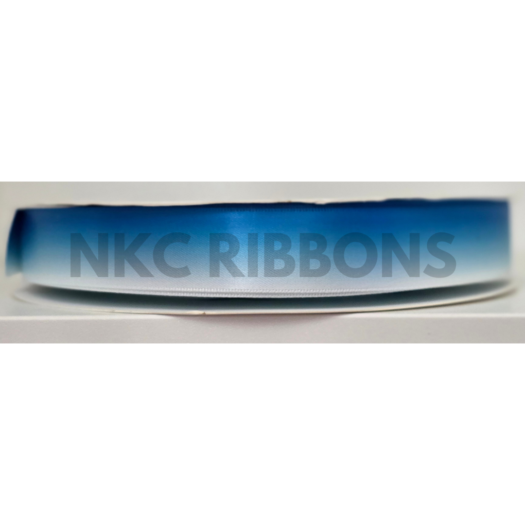 Blue / White Ombré Ribbon