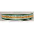 Green / Yellow / Green Ombré Ribbon