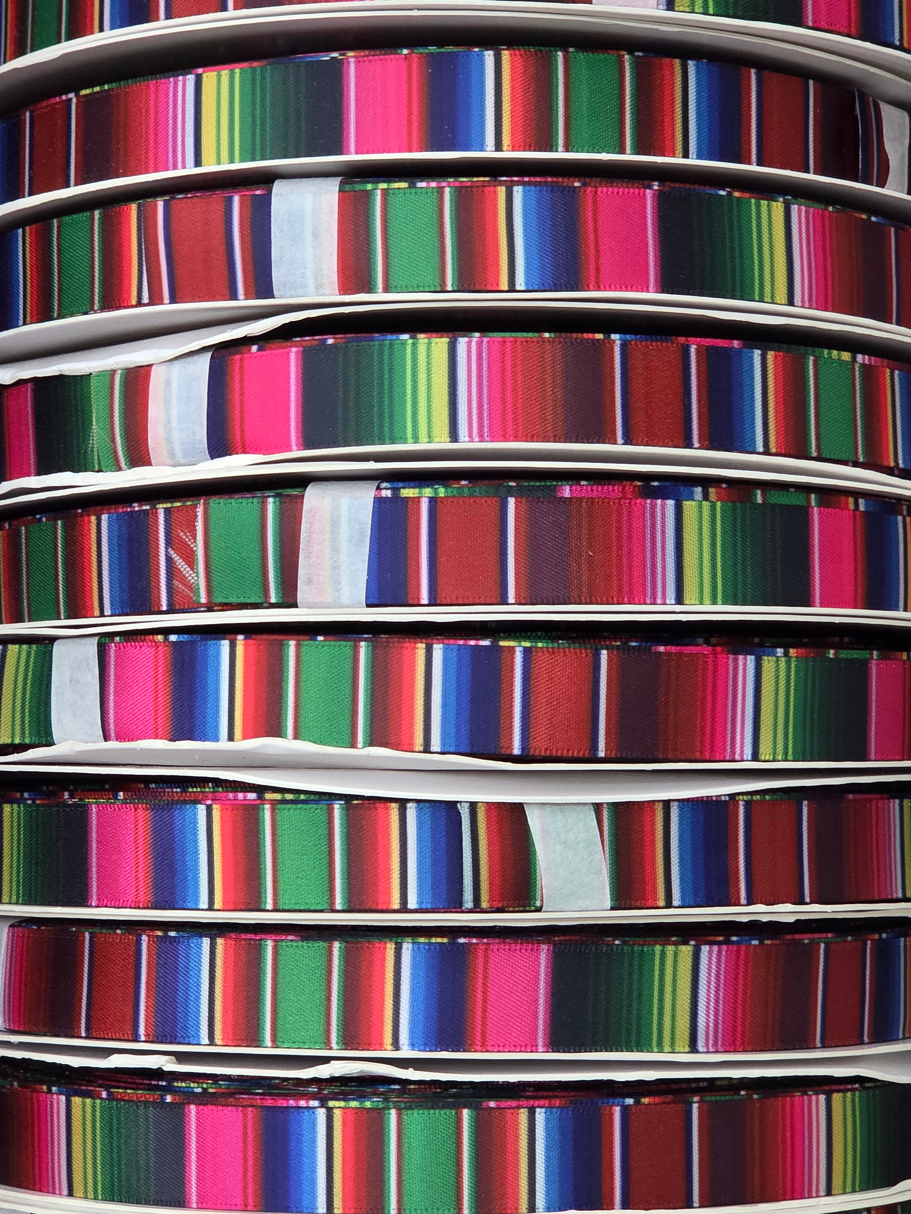 5/8 SATIN SERAPE PRINT