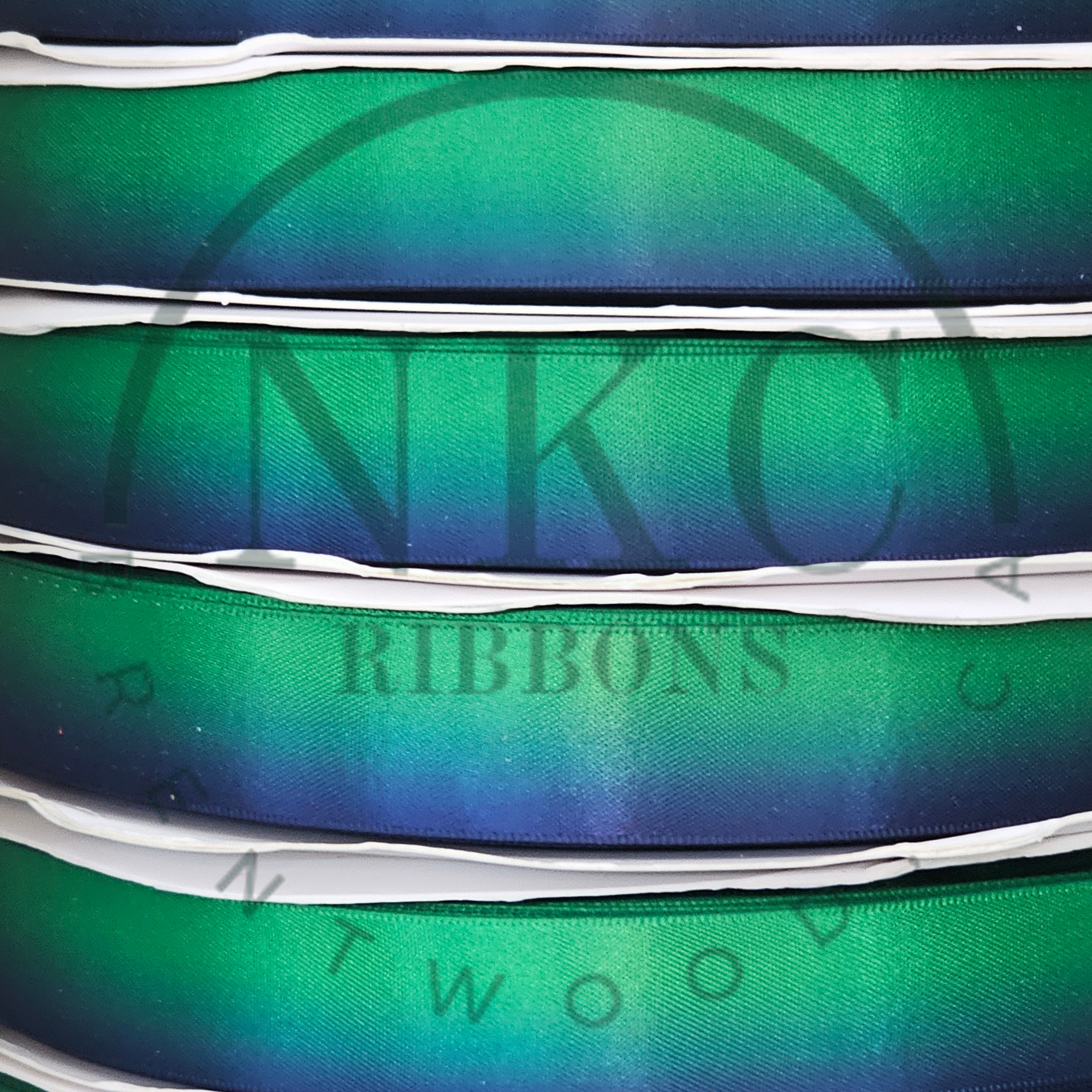 Emerald/Navy Ombre Ribbon