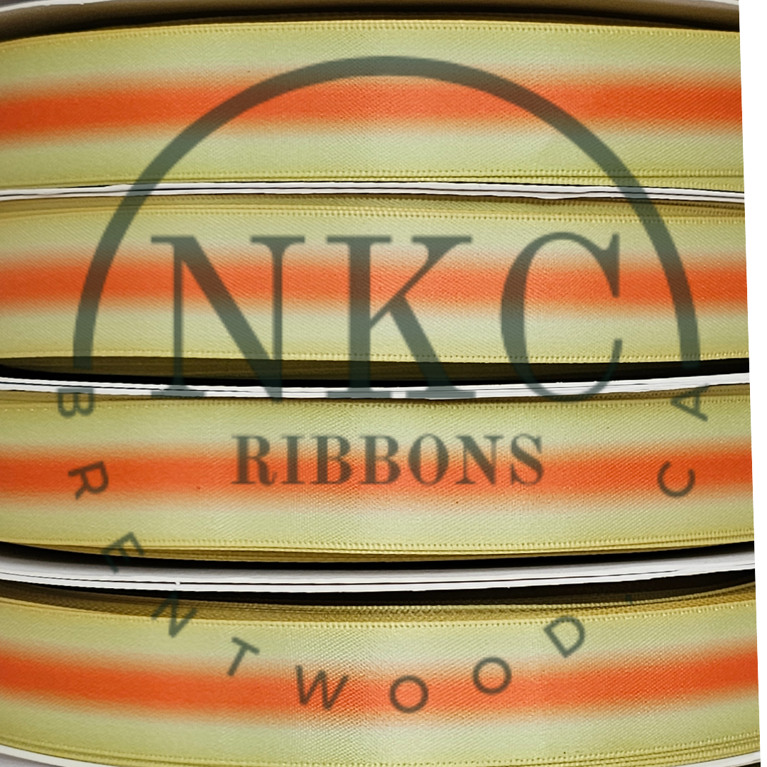 Yellow/Orange/Yellow Ombre Ribbon