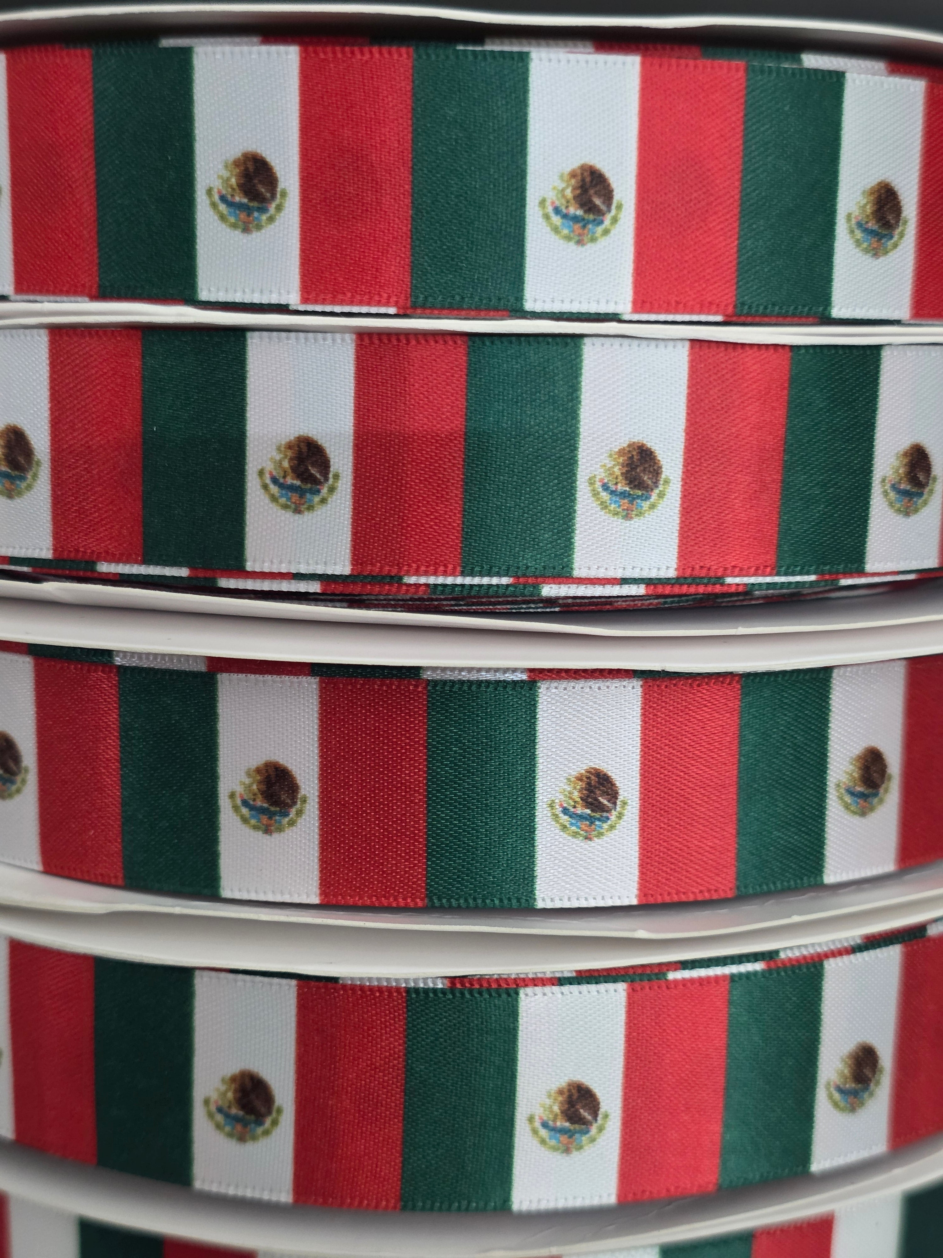 Mexico Flag Ribbons