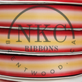 Red / Yellow / Red Ombré Ribbon
